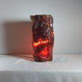 Lamp made of resin and glass 70s