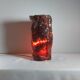 Lampe en résine et verre années 70