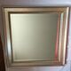 Square mirror silver 74x74cm