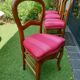 4 chaises Louis Philippe tapissées