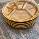 5 Gien fondue plates