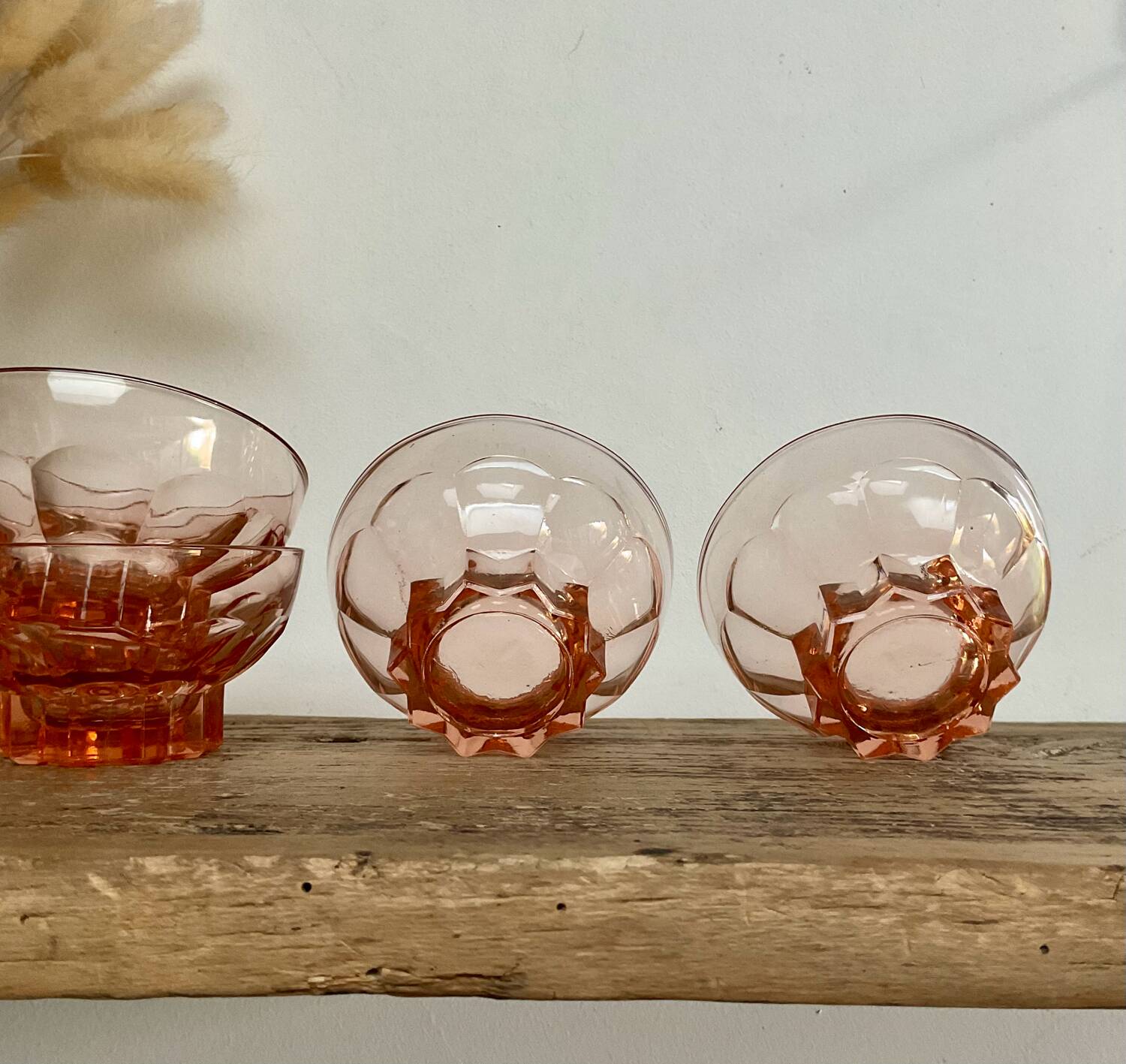 4 Rosaline champagne glasses