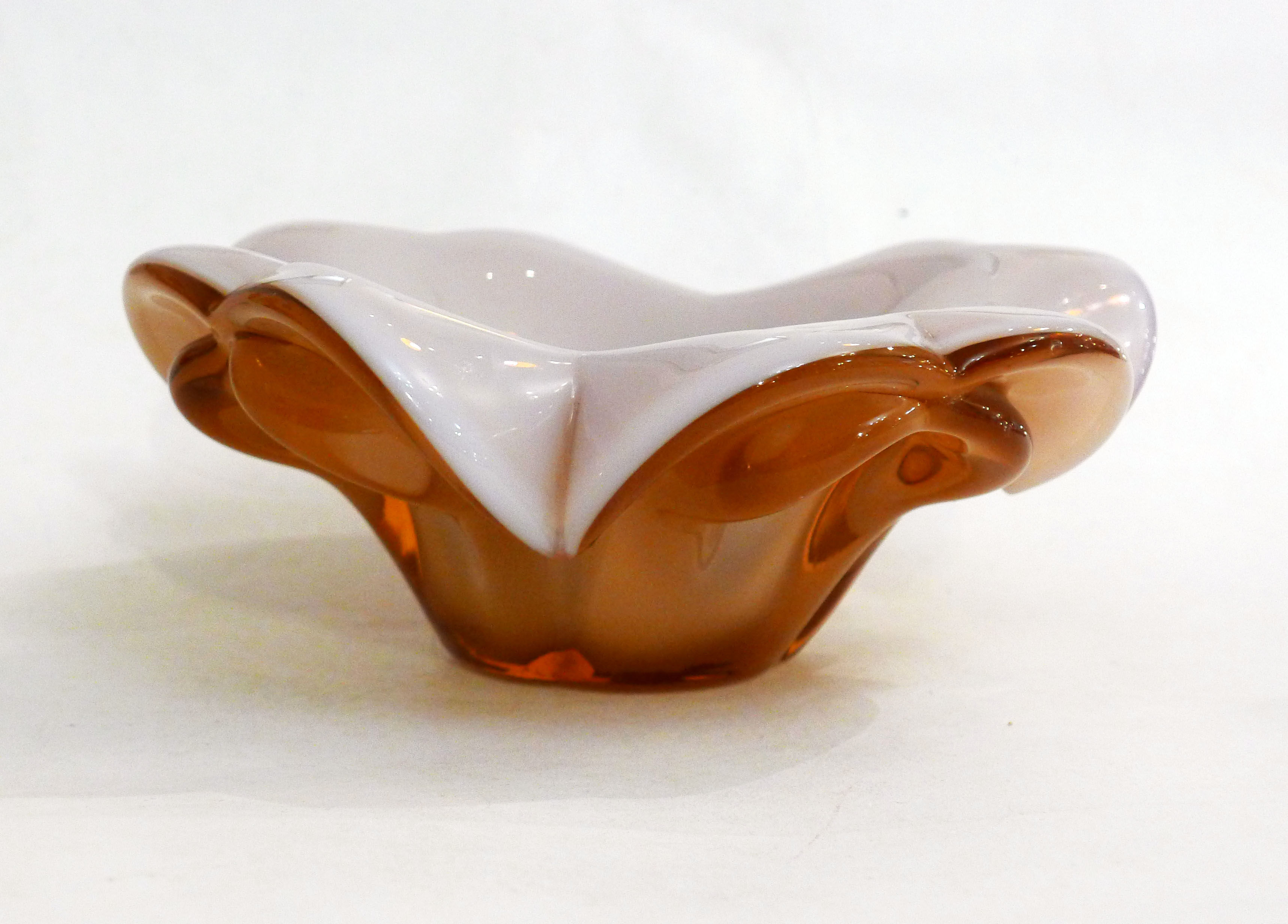 Sommerso Flower Ashtray