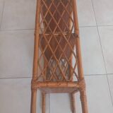 Vintage rattan shelf
