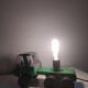 Lampe jouet camion vintage en métal vert
