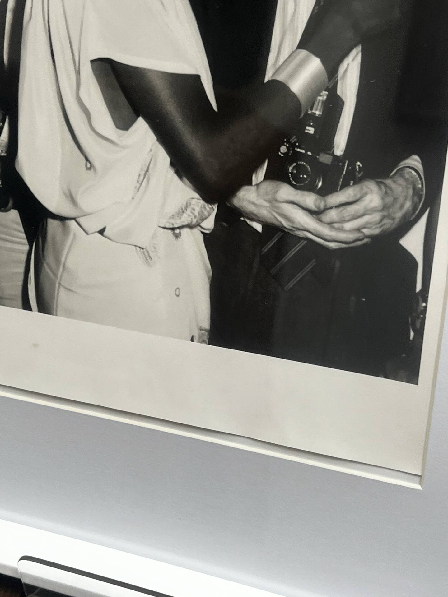 Ron Galella - Grace Jones & Andy Warhol, Studio54, 1978 Silver print