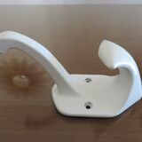 White lase metal patère 70s