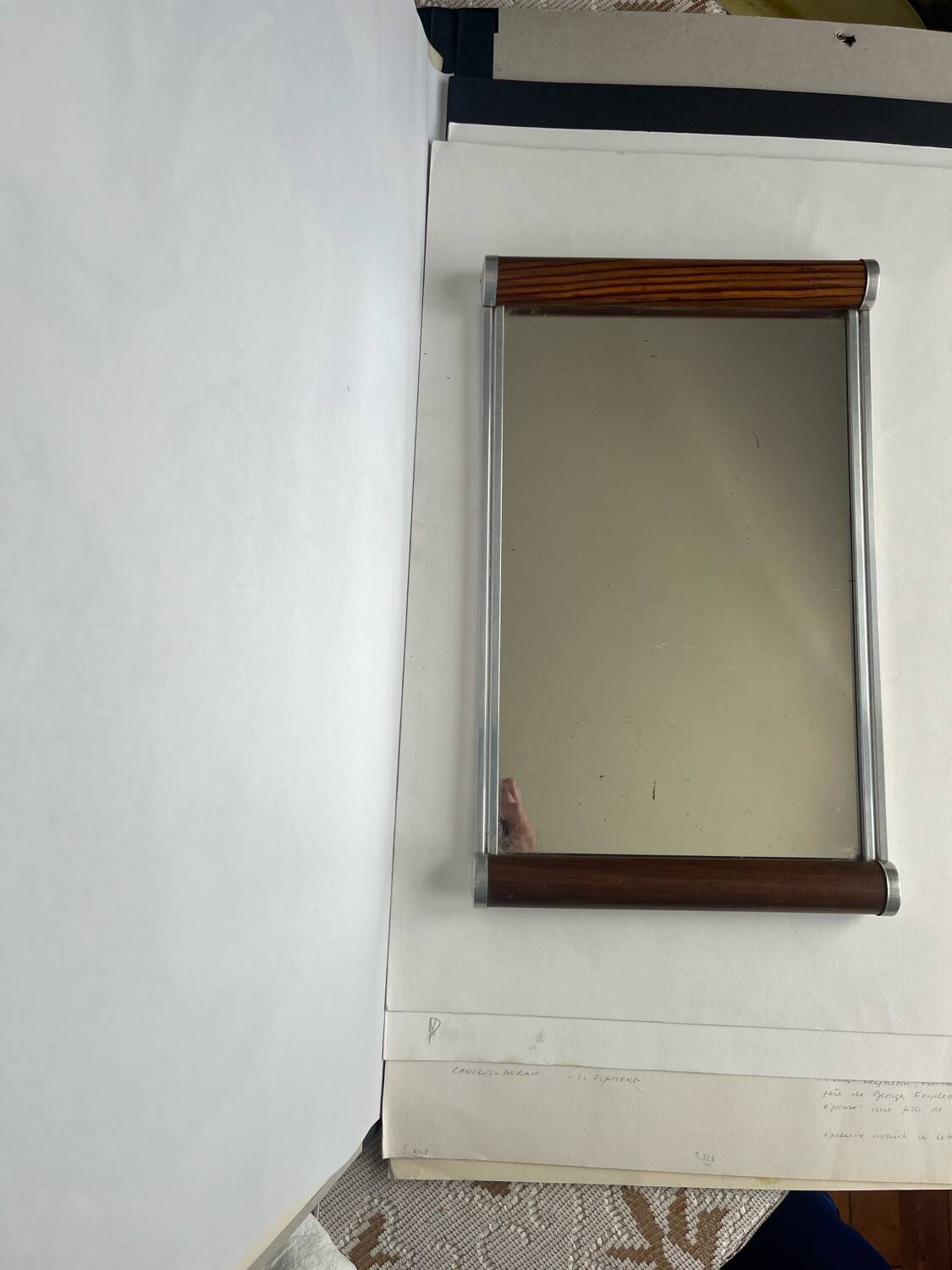 Art deco mirror tray