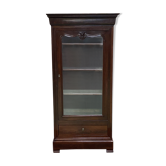 Louis Philippe Library late 19th in mahogany