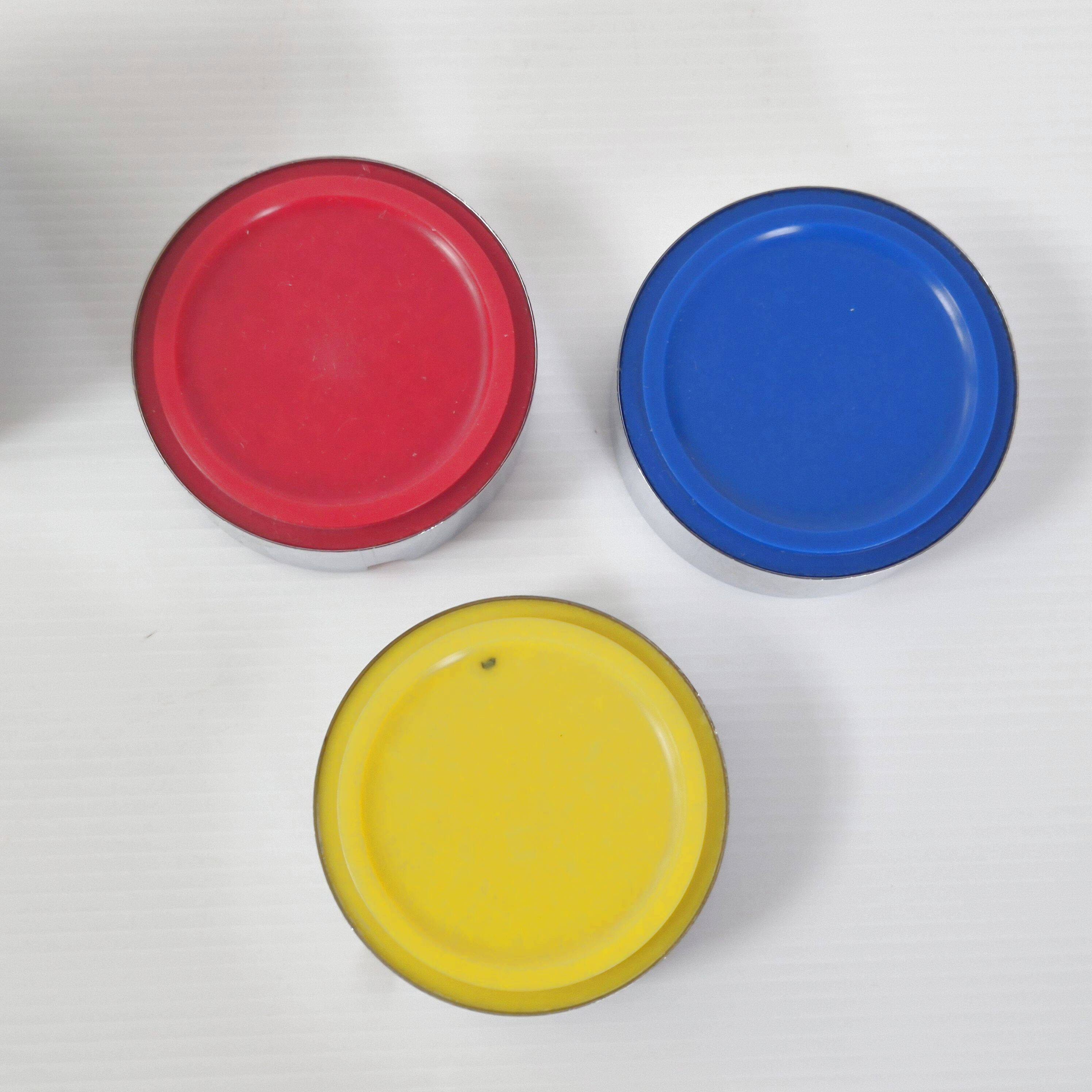 Set of 3 vintage ashtrays by Isamu Kenmochi 1970