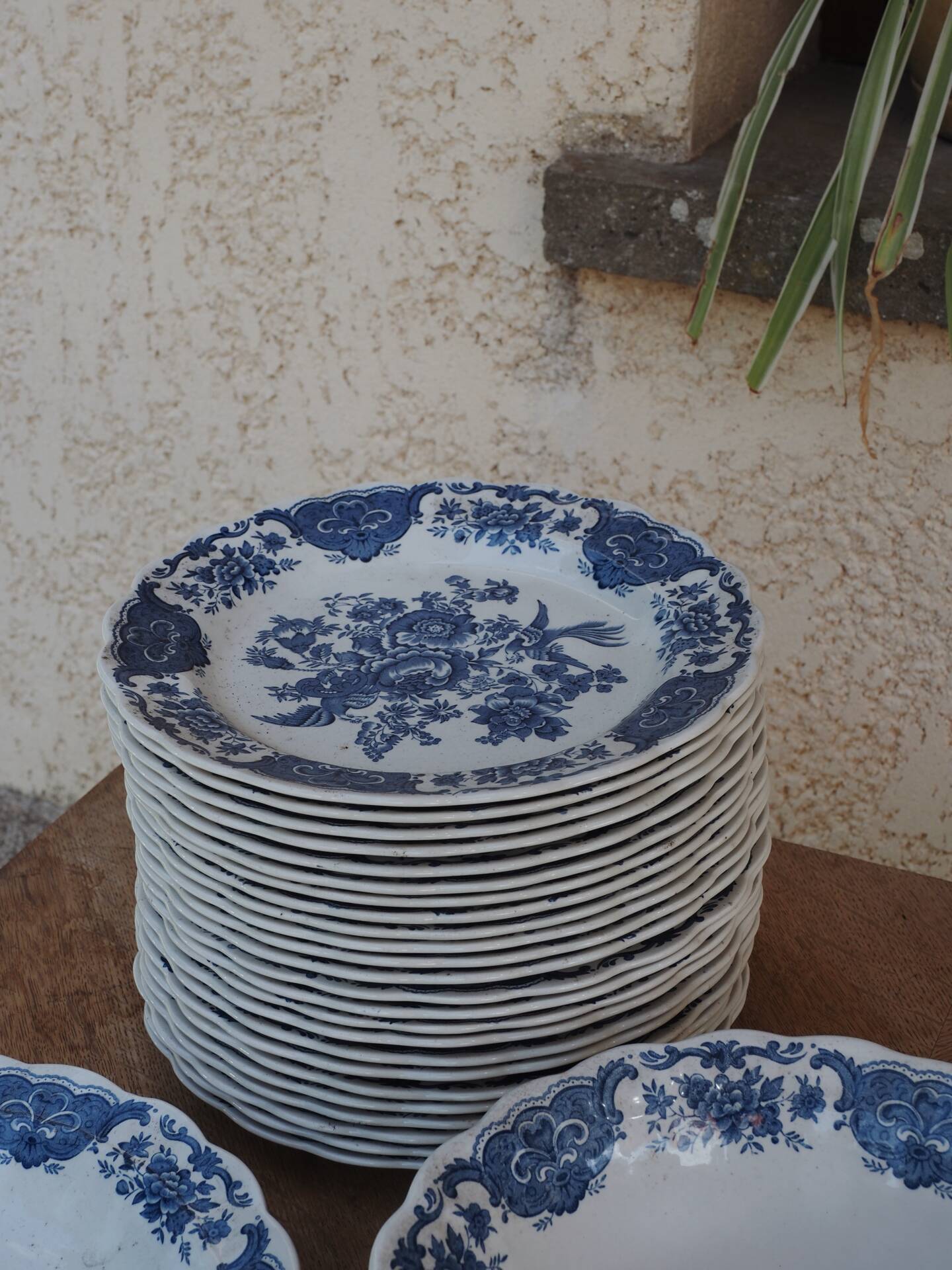 English porcelain service Ridway Staffordshire, 1980s