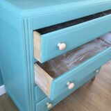 Vintage chest of drawers 4 drawers compass feet