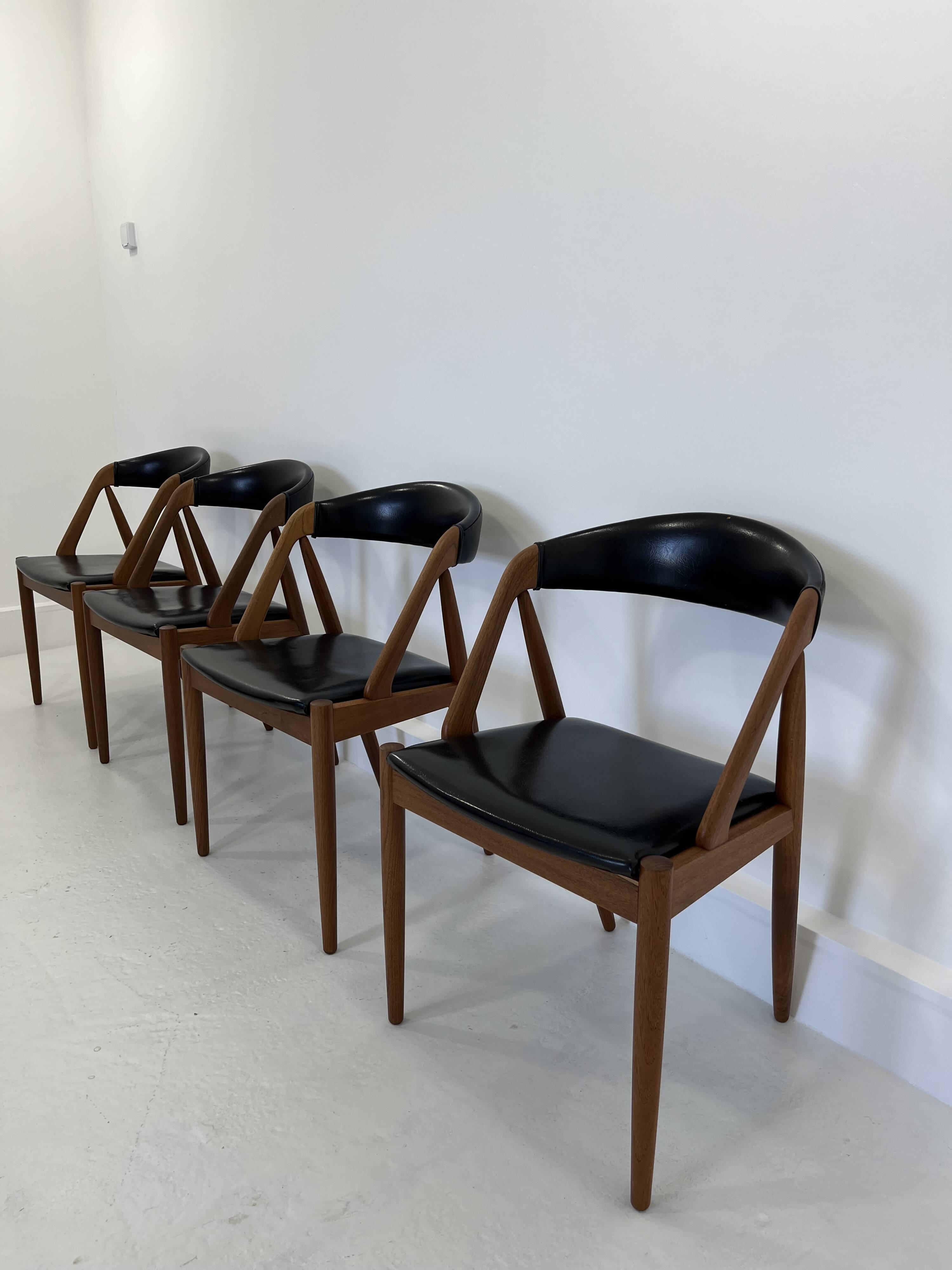Dining Chairs Model 31 by Kai Kristiansen for Andersen Møbelfabrik, Set of