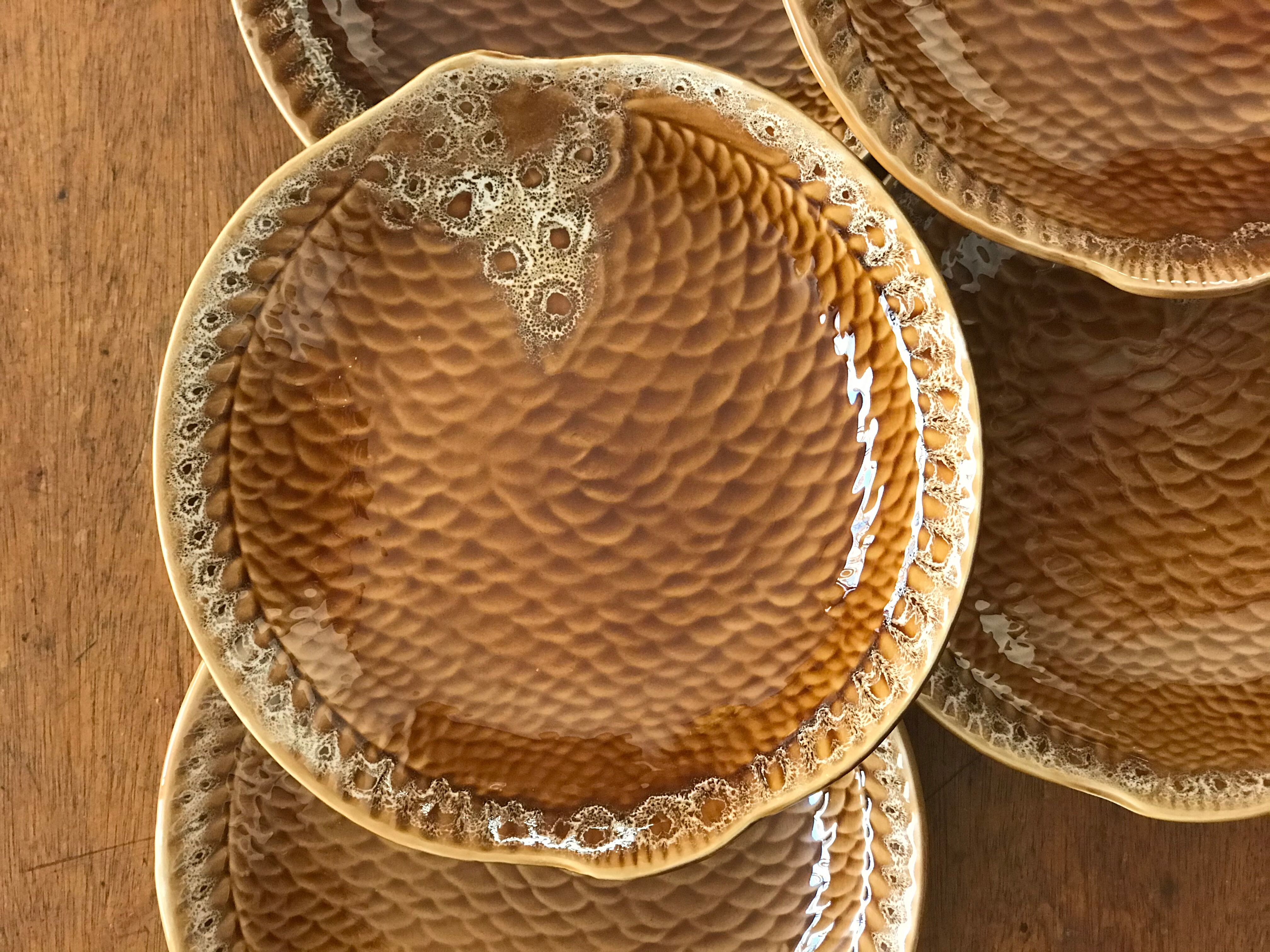 Sarreguemines fish plates