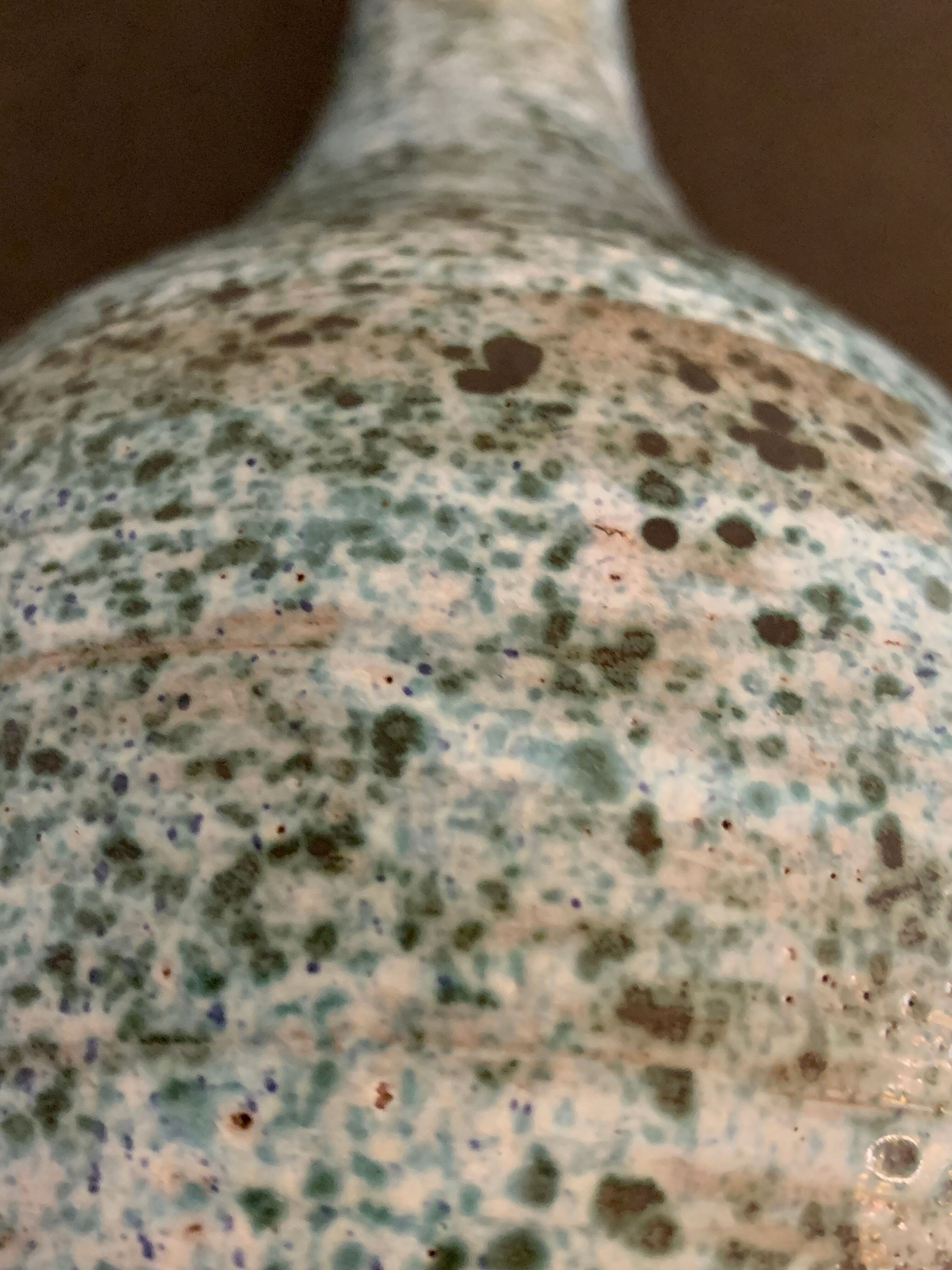 Ceramic lamp foot Monique Senlis, 1970