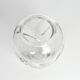 1980s crystal vase, Royal Doulton, UK