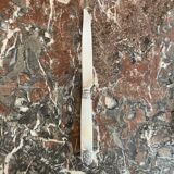 6 mother-of-pearl and sterling silver fruit knives, Hénin & Vivier (1891-1896)