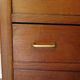 Pretty vintage chest of drawers - 4 drawers - 1960s - refined Scandinavian style - medium oak color