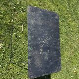Antique black metal folding table – good quality