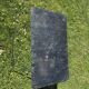 Antique black metal folding table – good quality