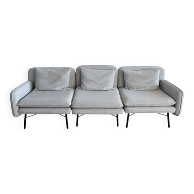 Canapé modulable gris clair Hübsch