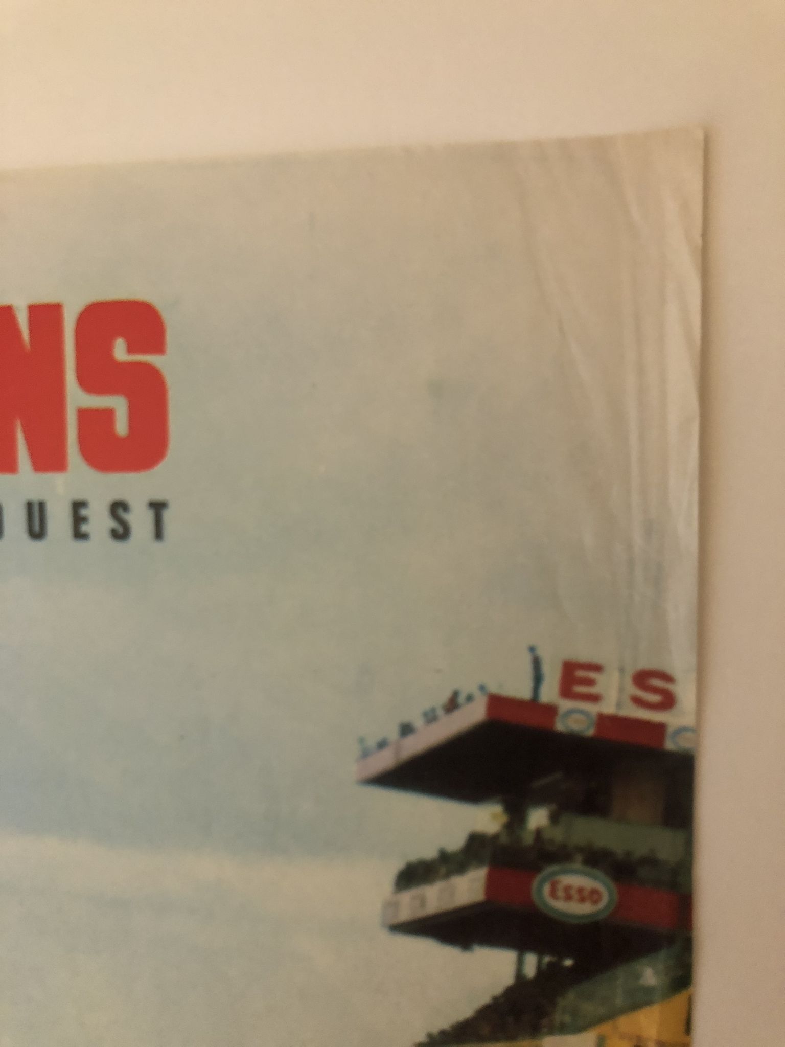 Original poster 24 Hours of Le Mans 1973 A. Delourmel