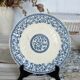 Antique dinner plates - Gien circa 1890 - Rouen blue garland pattern