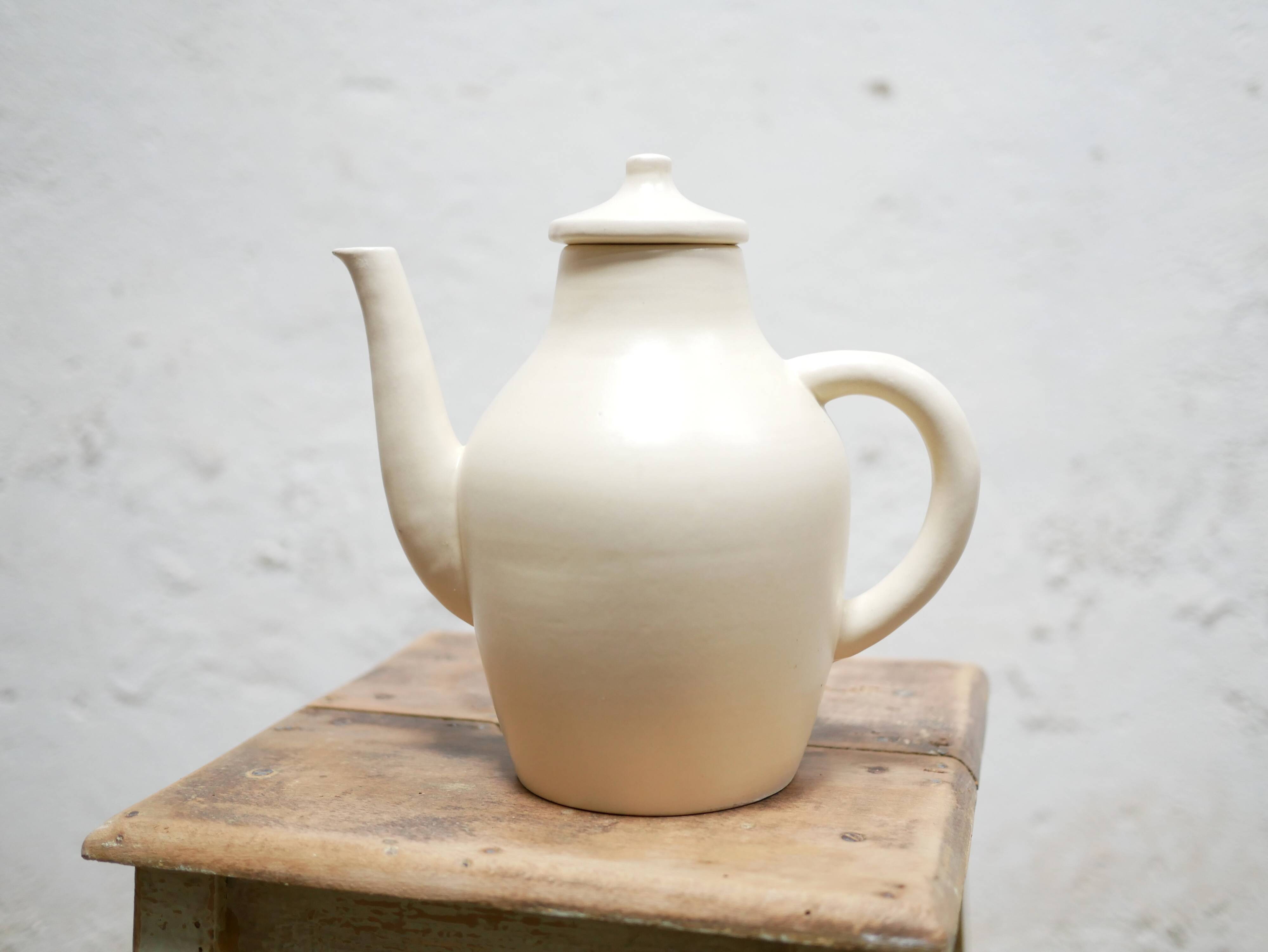 Vintage ceramic coffee pot by Le Pot de Terre