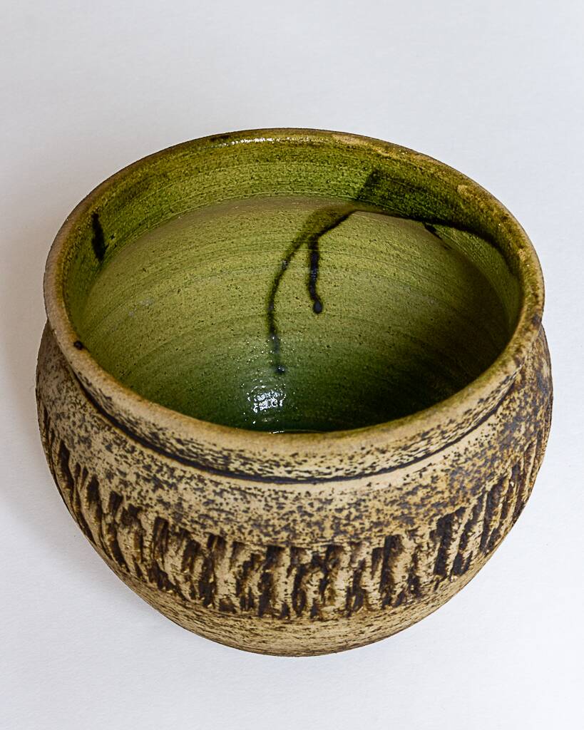 Italian ceramic vase or cachepot, Italy, 1960s