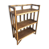 Vintage rattan shelf