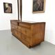 Vintage Siegel Paris workbench in oak and glass – 1950
