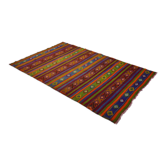 Tapis kilim artisanal d’Anatolie 273 cm x 168 cm