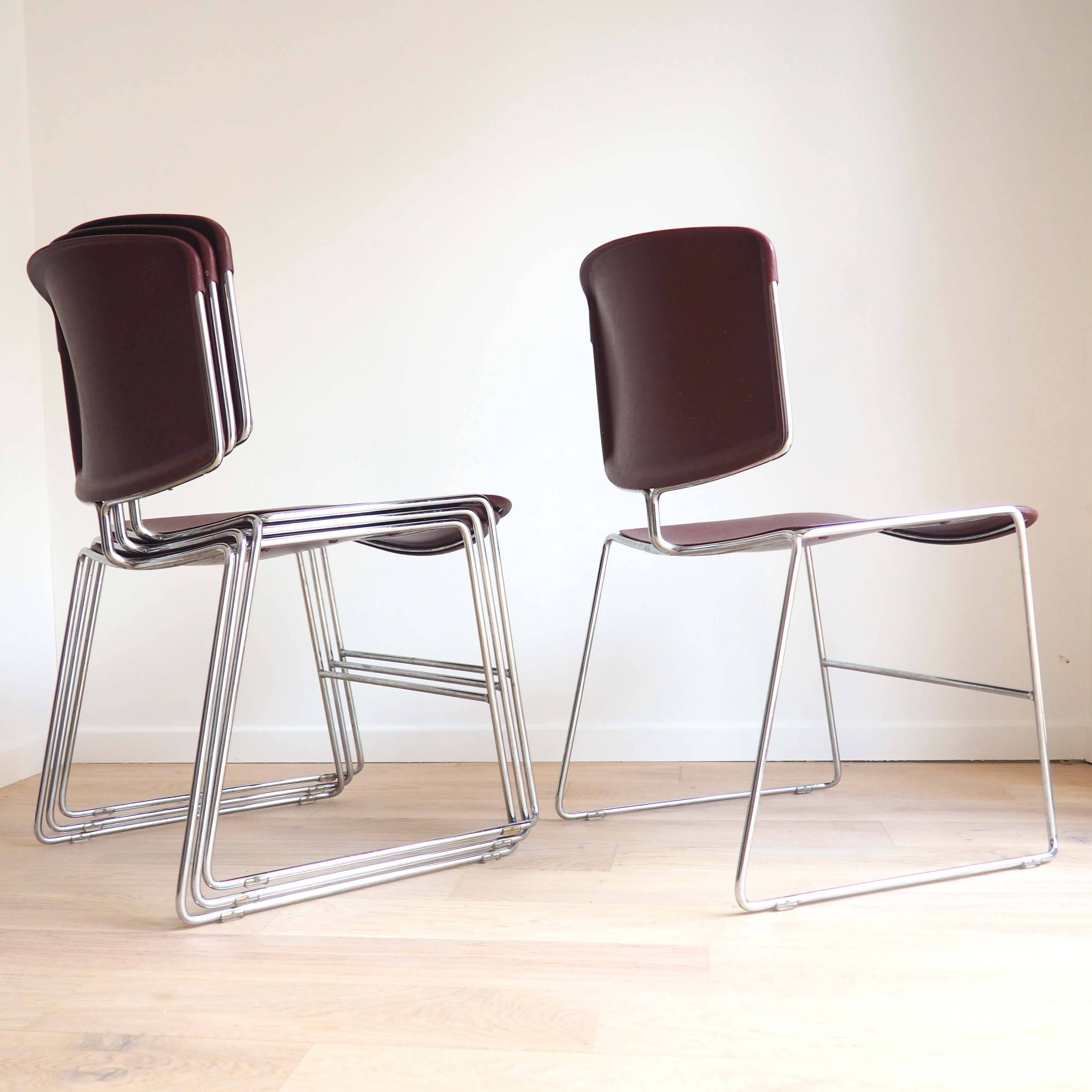 4 Max Stacker chairs for Steelcase