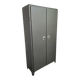 Armoire métallique de cuisine aux bords arrondis 1950