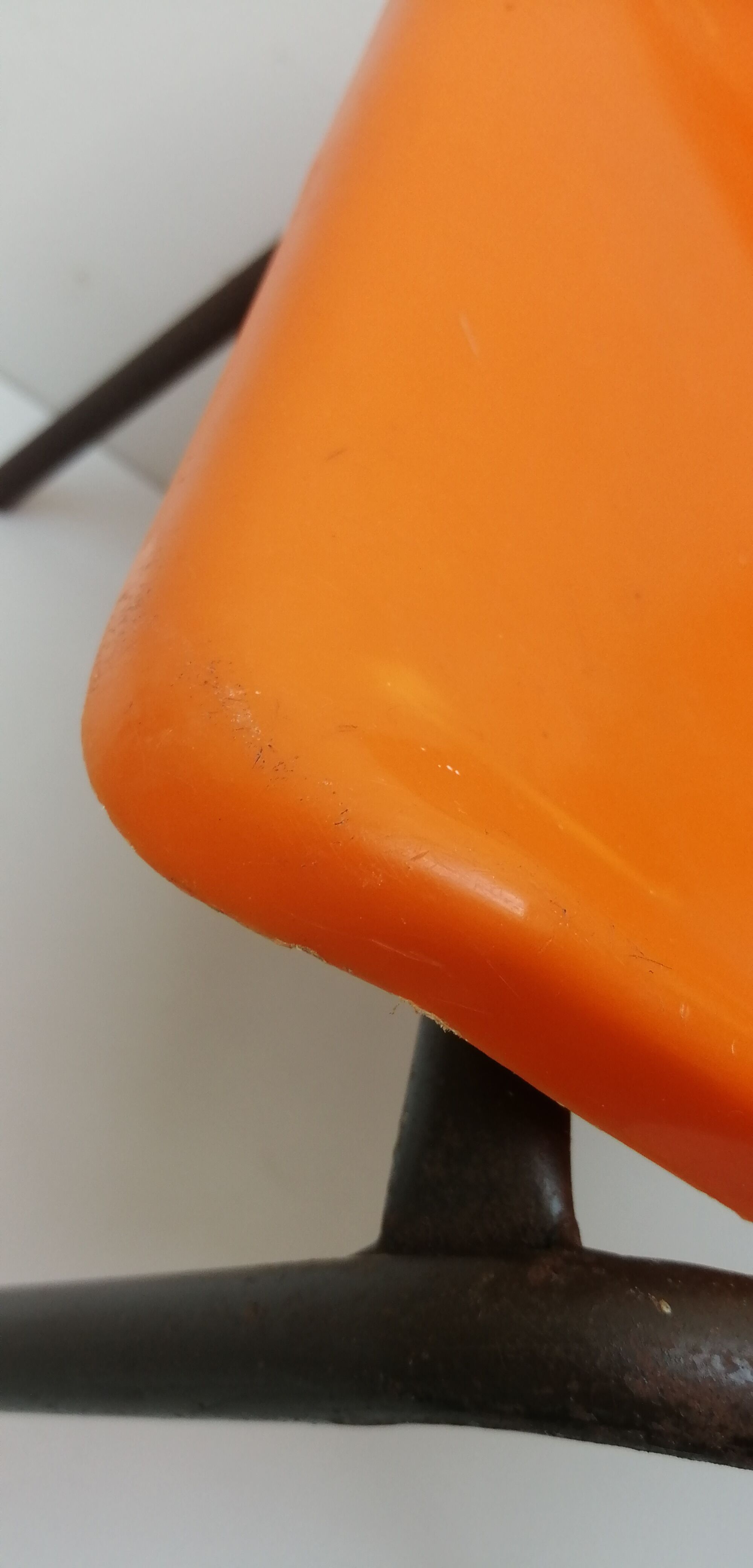 Vintage children's chair orange HB