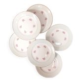 Assiettes à dessert l’Amandinoise - Lot de 6