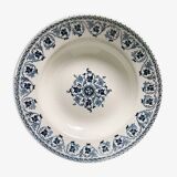 Assiette creuse ancienne terre de fer H B&Cie