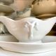 Saucière en porcelaine blanche
