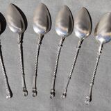 6 petites cuillères a café argent 800 w t b wilhelm binder germany