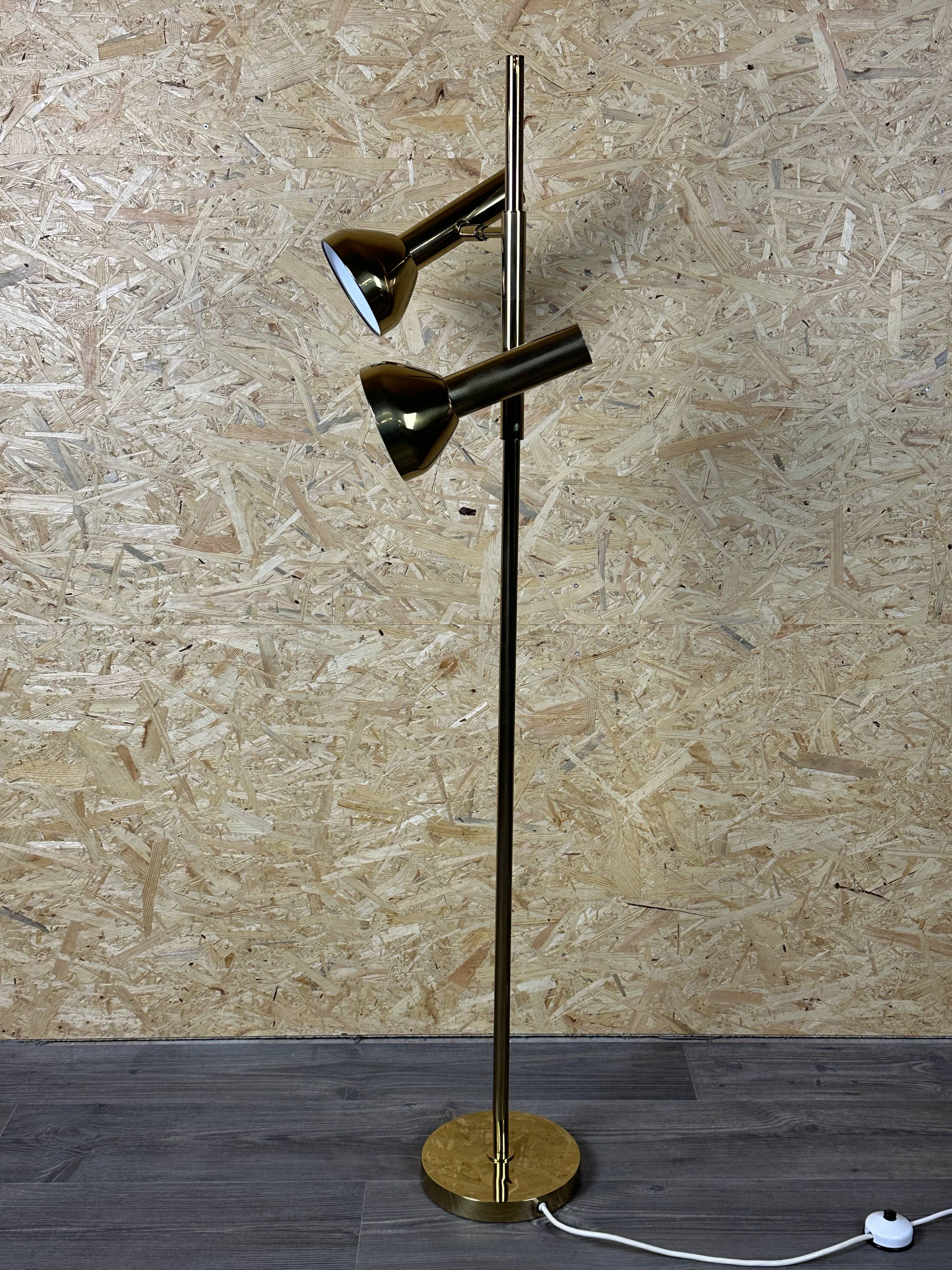 60s 70s 2-bulb adjustable floor lamp by Cosack Leuchten Germany