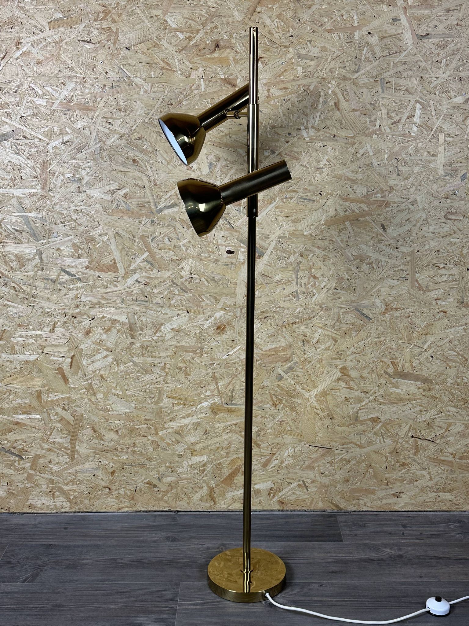 60s 70s 2-bulb adjustable floor lamp by Cosack Leuchten Germany