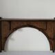 Vintage bamboo wall coat rack