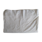 Drap ancien brodé art déco