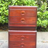 Pair of Scandinavian bedside tables