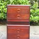 Paire de tables de chevet scandinave