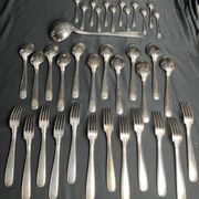 Tableware, silver-plated cutlery Argenta hallmark around 1970