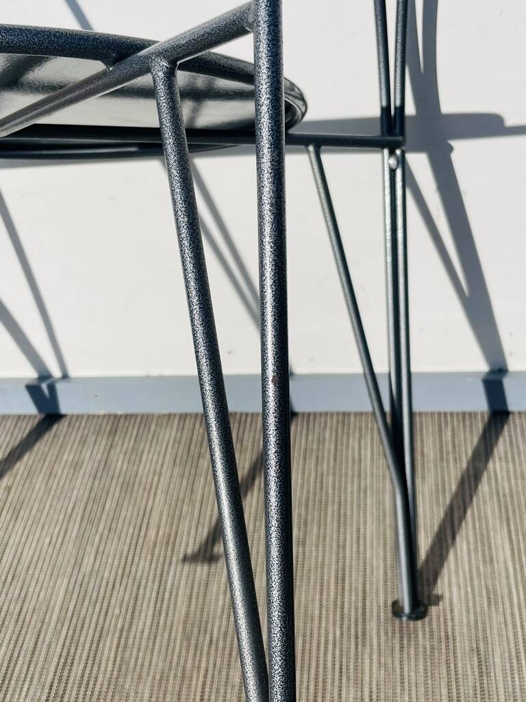 Pair of 'Silver Moon' chairs by Pascal Mourgue - Fermob. Vintage 80s.