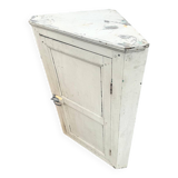 Encoignure ancienne en pin. Armoire d’angle
