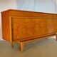Enfilade scandinave en bois blond et teck