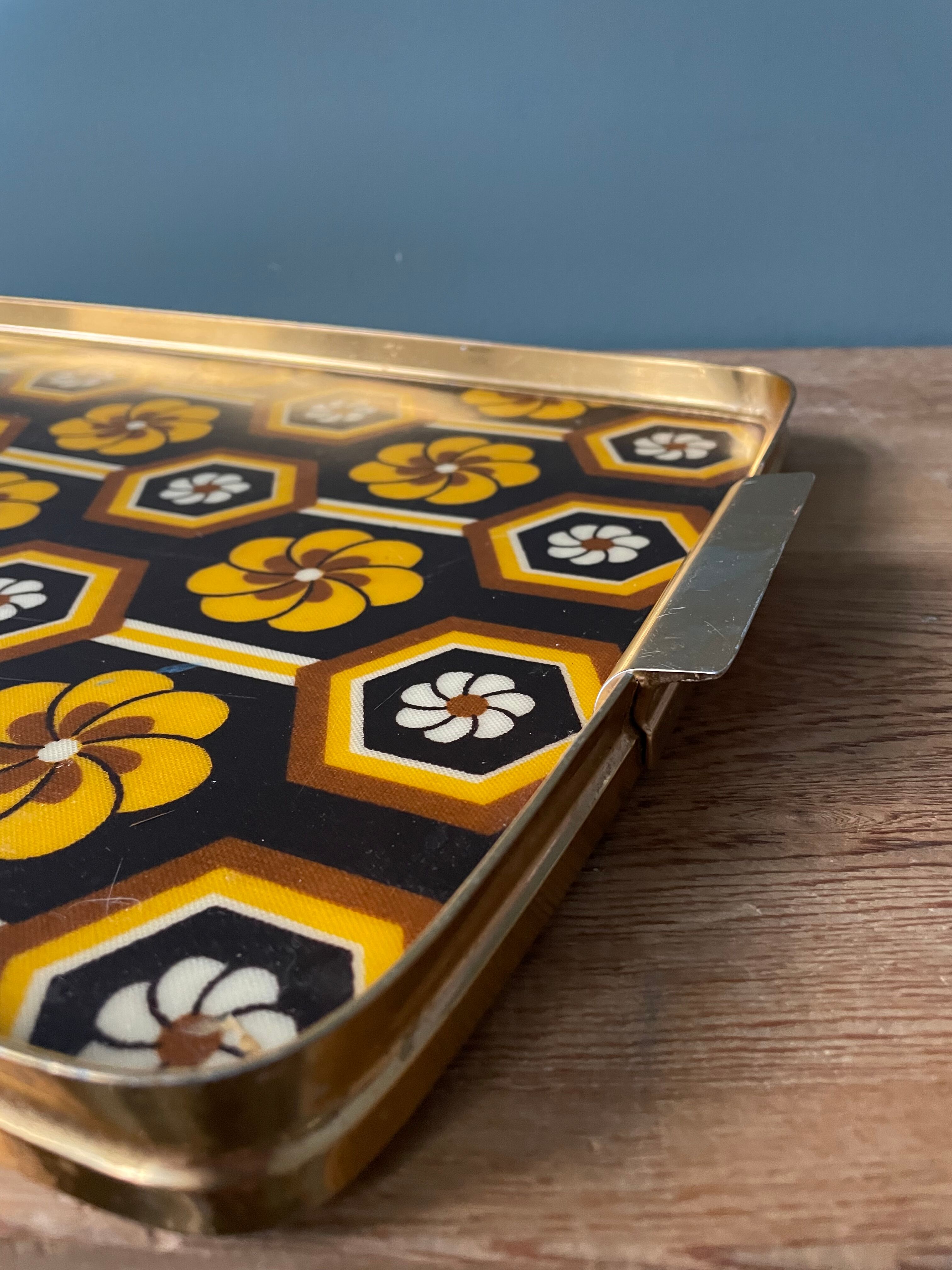 Vintage kitchen tray 1970